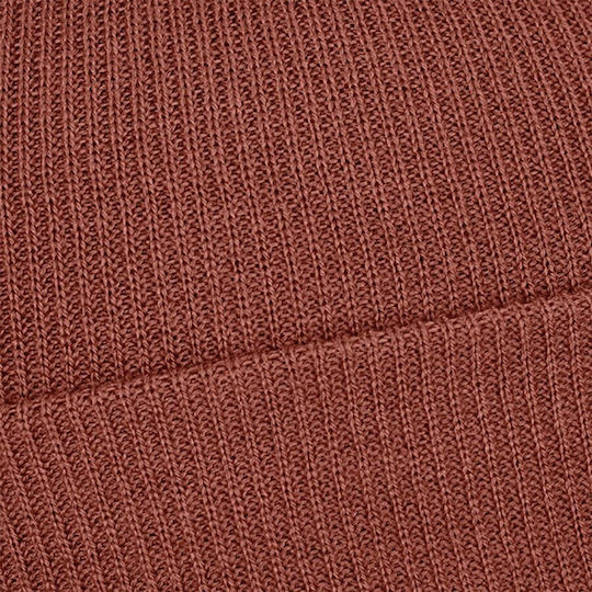 Beanie Unisex Beanie mit Rippstrick in Orange Farbe 68015-23201