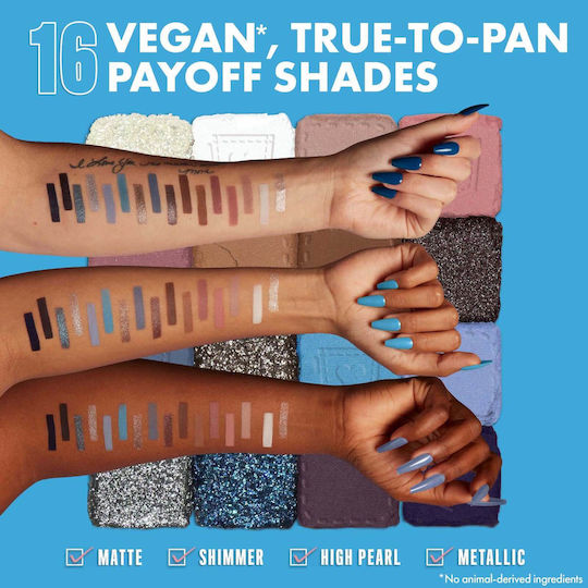 NYX Professional Makeup Ultimate Eye Shadow Palette Matte in Solid Form Vintage Jean Baby 0.8gr