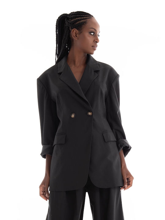 Glamorous Blazer pentru femei Sacou Negru
