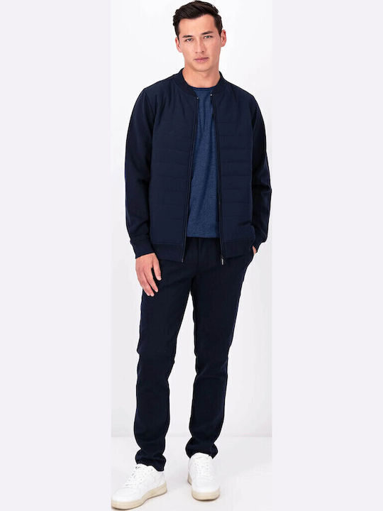 Winterjacke Bomber Marineblau
