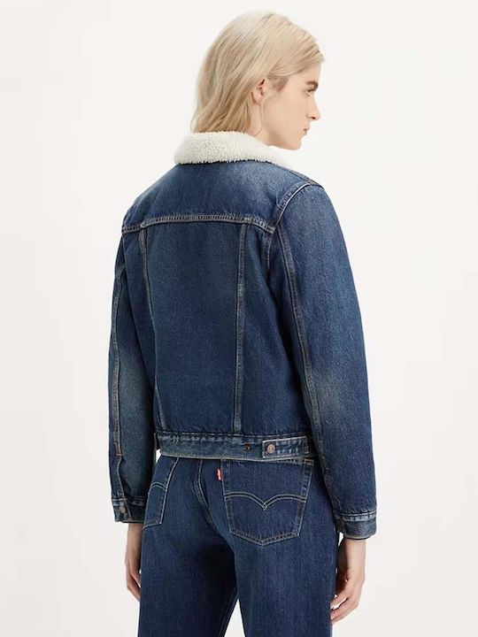 Levi's Women's Short Jean Jacket for Spring or Autumn Denim