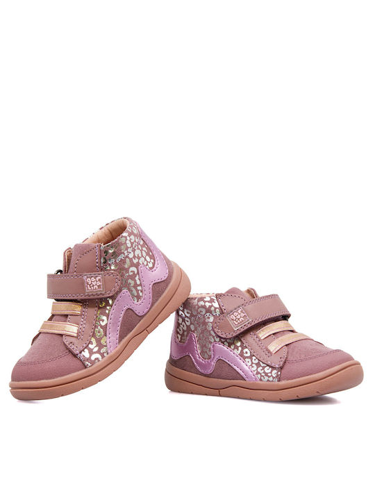 Garvalin Kids Suede Boots Pink