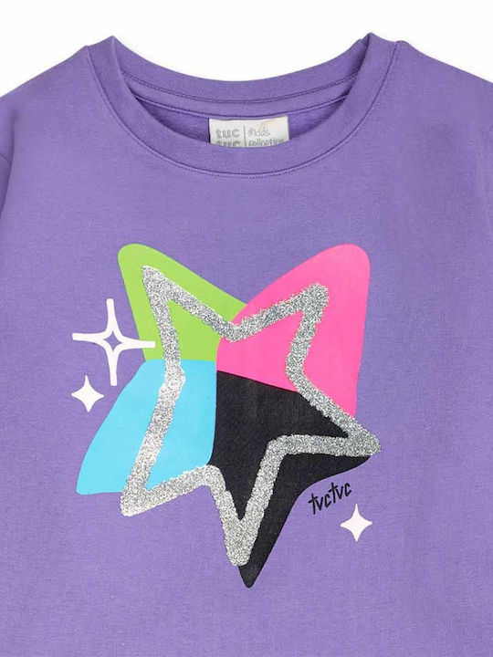 Rochie pentru Copii Rochie de fete Mânecă lungă Violet