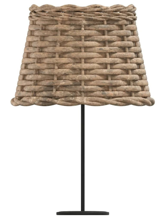 vidaXL Round Lamp Shade Brown with Diameter 20cm