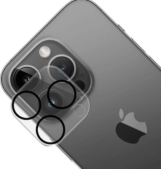3MK Lens Pro Full Cover Προστασία Κάμερας Tempered Glass Διάφανο για το iPhone 13 Pro / 13 Pro Max