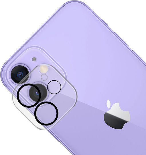 3MK Lens Pro Full Cover Camera Protection Tempered Glass Transparent for the Apple iPhone 11/12 mini.
