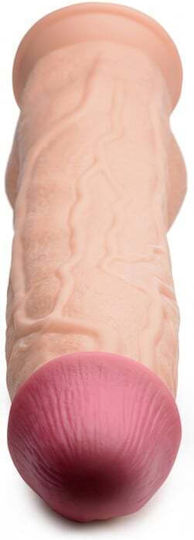 XR Dildo realist cu Testicule și Ventuză Flesh 33cm