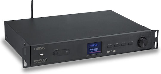 Helvia Bluetooth Receiver / Streamer / Wifi Network Player Μαύρο