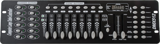 GloboStar DMX Controller Lighting Console with 192 Control Channels / 10 XLR Inputs