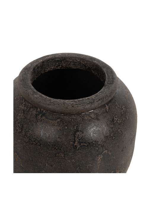 HomeMarkt Διακοσμητικό Βάζο Keramik Sparta Gray 21x21x49cm 1Stück