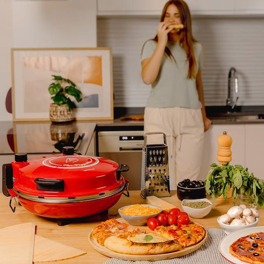 Cecotec Fun Pizza&Co Mamma Mia Παρασκευαστής Πίτσας 1200W Κόκκινος
