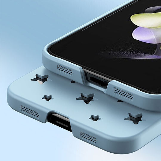 Star Skin Feel Back Cover Πλαστικό Λευκό (Galaxy Z Flip5)