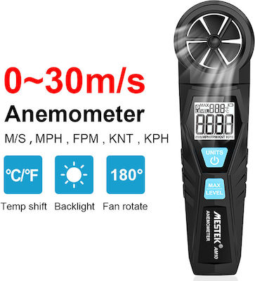 Mestek Anemometer cu lumini de noapte pentru copii 30m/s AM10