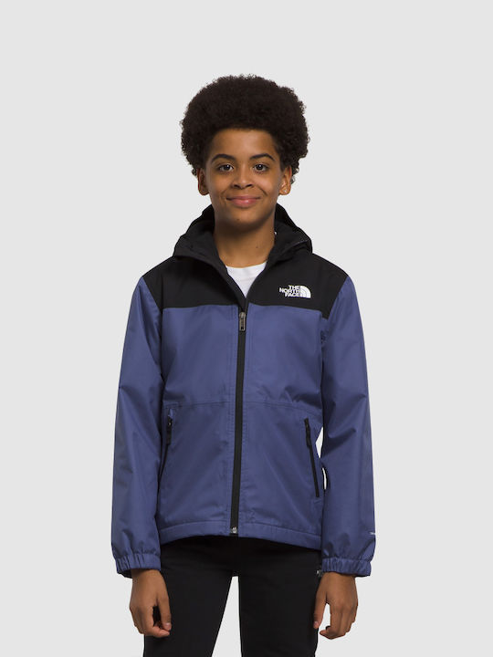 Kinder Sport Jacke mit Kapuze Blau