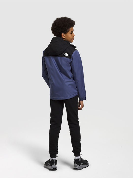Kinder Sport Jacke mit Kapuze Blau