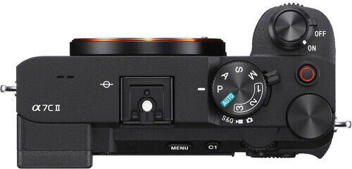 Sony A7C II Spiegellose Kamera Gehäuse Schwarz