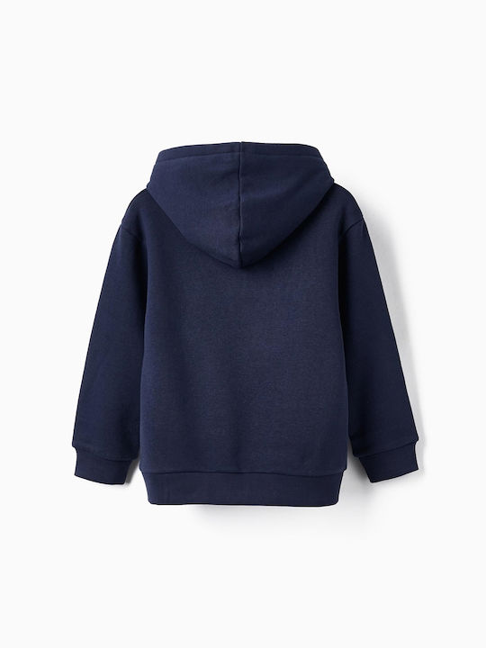 Zippy Kids Sweatshirt with Hood Blue