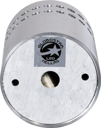 GloboStar Stains Επιτοίχια Εξωτερική Πλαφονιέρα LED IP44 5W με Μπλε Φως