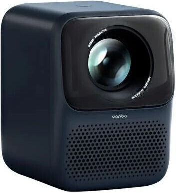 Wanbo T2 Max New Mini Projector LCD Full HD LED Lamp with Wi-Fi and Built-in Speakers Blue