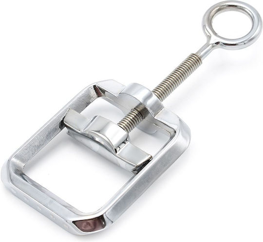 Kiotos Testicle Forceps BDSM Accessory σε Ασημί Χρώμα