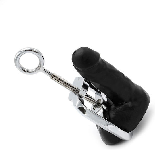 Kiotos Testicle Forceps BDSM Accessory σε Ασημί Χρώμα