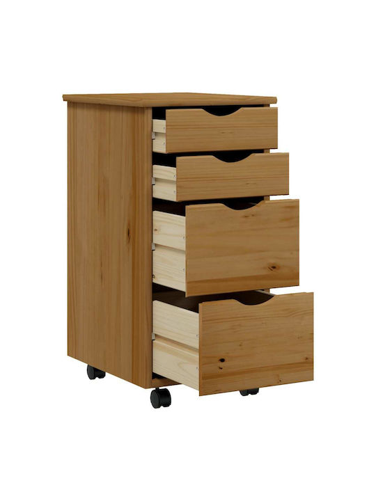 Schublade Büro Honey Brown 34x39x65.5cm
