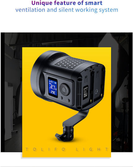 Tolifo Video Ziua 5600KK 80W cu Luminozitate 7200lm
