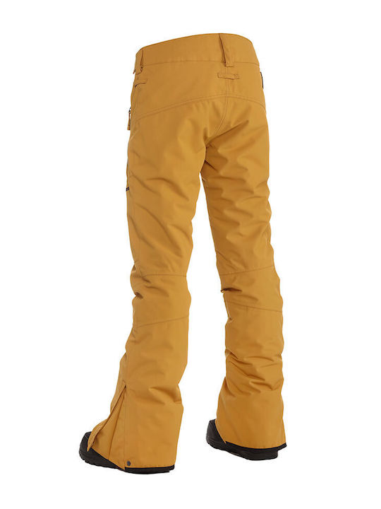 Horsefeathers Avril Ii OW219G Women's Trousers for Ski & Snowboard Yellow