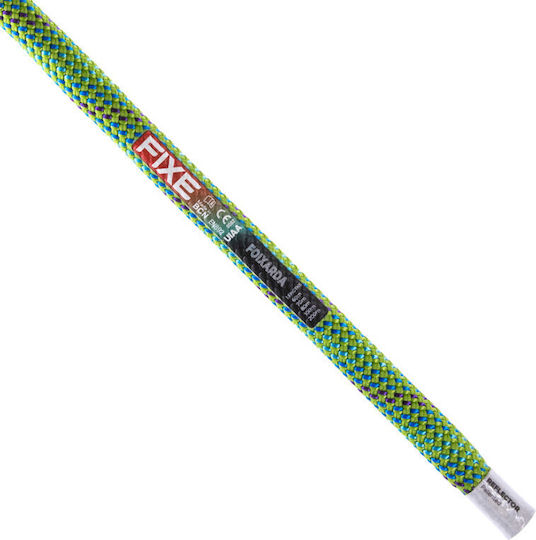 Fixe C000985080 Dynamic Climbing Rope with Length 80m Green