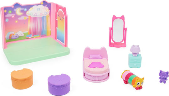 Spin Master Miniature Toy Gabbys Dollhouse Deluxe Room Gabby's Dollhouse Pink for 3+ Years Old (Various Designs/Assortments of Designs) 1pc