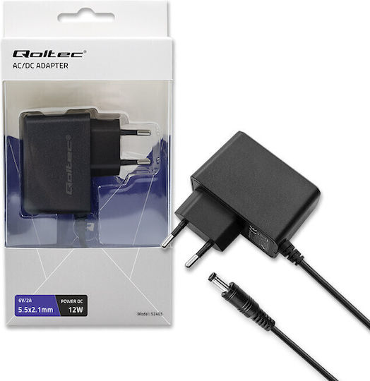 Qoltec Universelles Netzadapter 6 bis 2A mit Leistung 12W (52405)