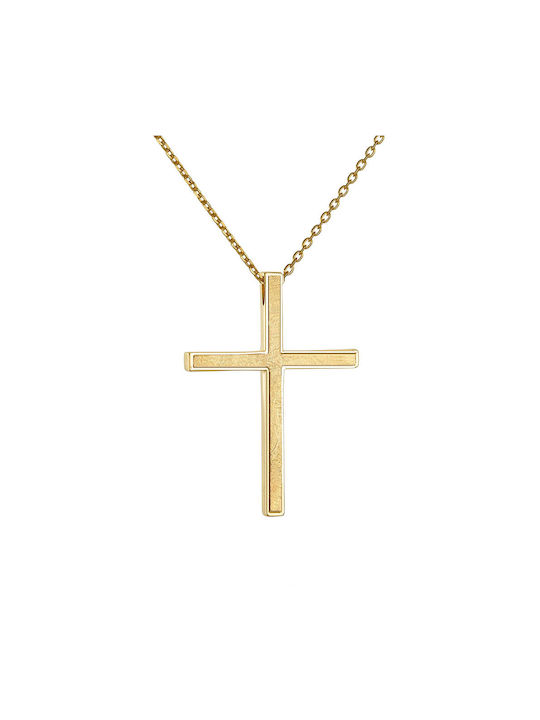 Ioannis Kosmima Women's Gold Cross 14K Double Sided