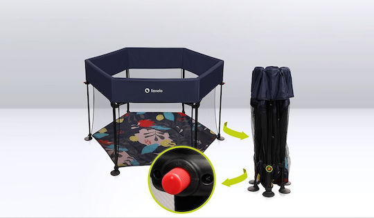 Lionelo Roel Babybett Grau 135x135cm