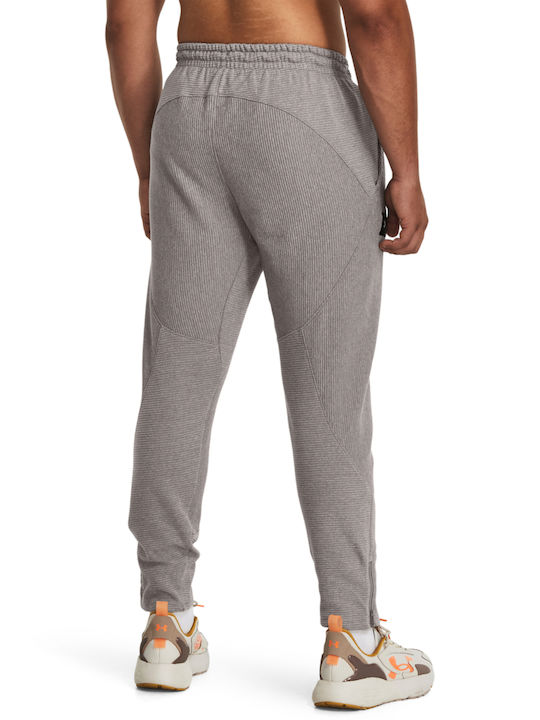 Under Armour Men's Fleece Sweatpants with Rubber Beige