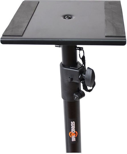 STAND4ME Standuri Pentru Boxe de Pardoseală MON 1 MKII (Set 2 Bucăți) în Culoare Neagră