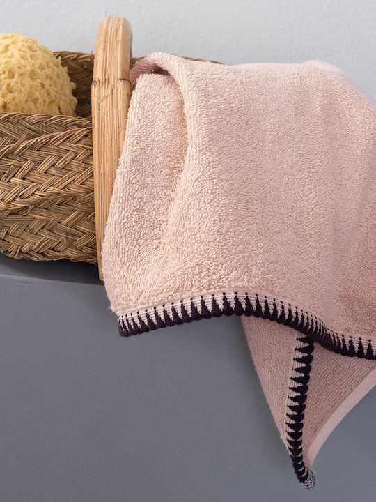 Palamaiki Facecloth Brooklyn 50x90cm Peach Weight 500gr/m²