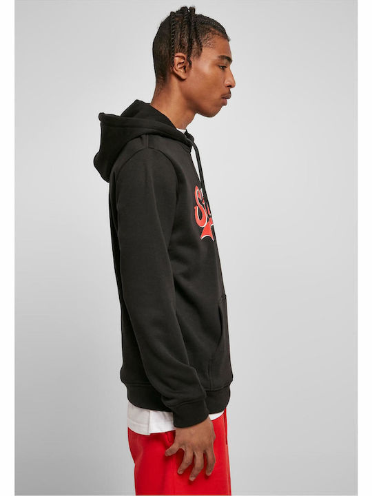 Hanorac Fleece cu Glugă Negru