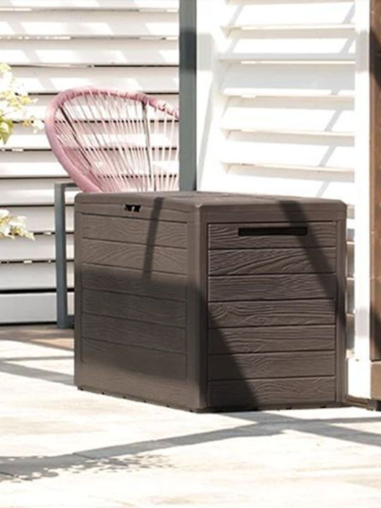 Prosperplast Outdoor Storage Box 190lt Brown L78xW43.8xH55cm