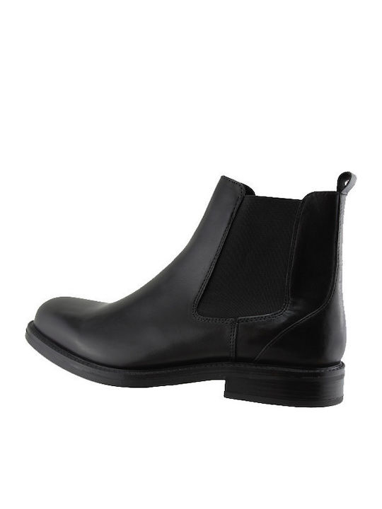 Leder Schwarz Herrenstiefel