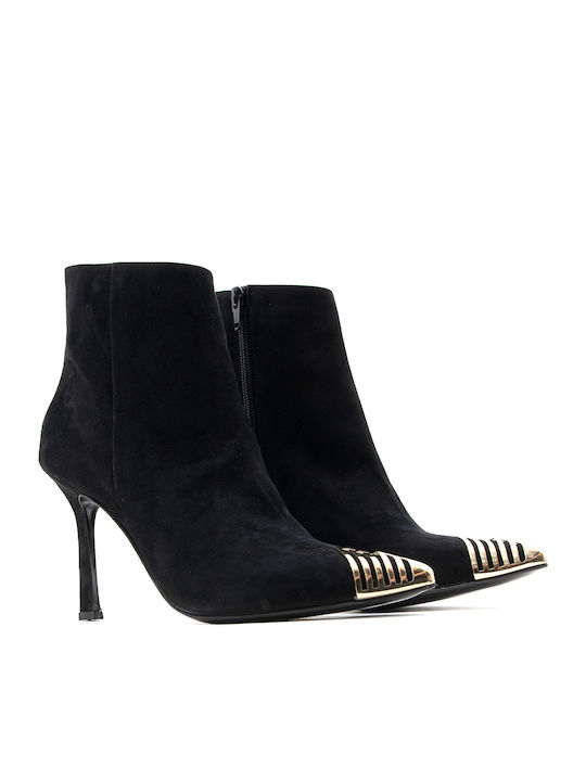 Suede Women's Ankle Boots Black