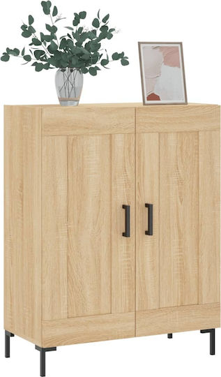 Hängeschrank fürs Wohnzimmer aus Spanplatte Braun 69,5x34x90 cm