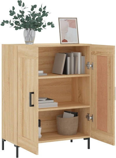 Hängeschrank fürs Wohnzimmer aus Spanplatte Braun 69,5x34x90 cm
