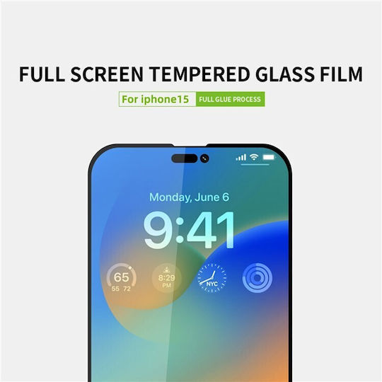 Pinwuyo 3D Full Face Tempered Glass (iPhone 15 Plus / 16 Plus)