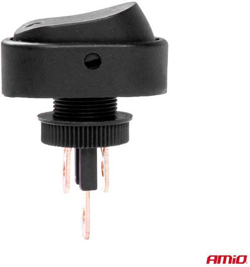 AMiO Car On/Off Switch 12V-24V Universal Green