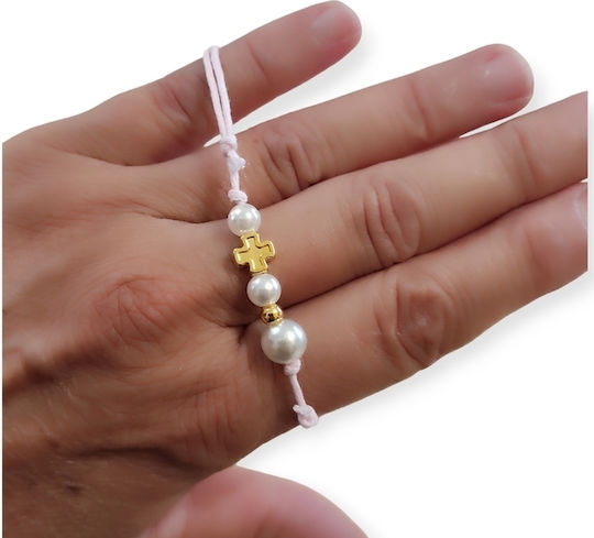 The Art of Beading Μαρτυρικό Βάπτισης Βραχιολάκι Beige 20Stück