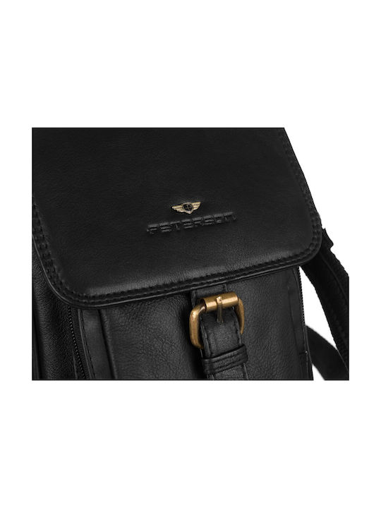 Leather Men's Bag Messenger Black