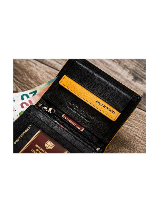 Дървено Мъжко Портмоне с RFID Черно