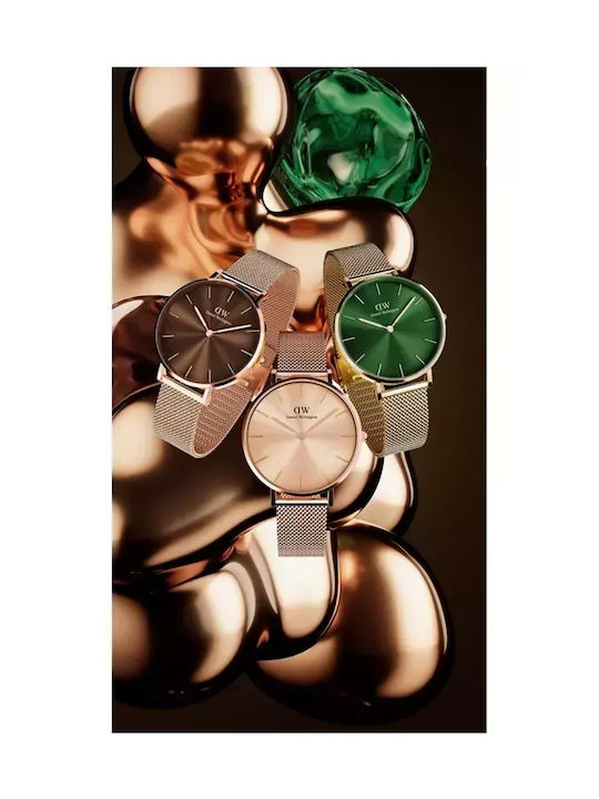 Daniel Wellington Petite Unitone Womens Watch 36mm Battery with Metal Bracelet