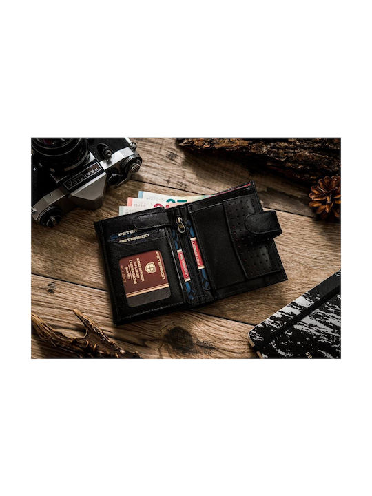 Leder Herren Geldbörse Karten mit RFID