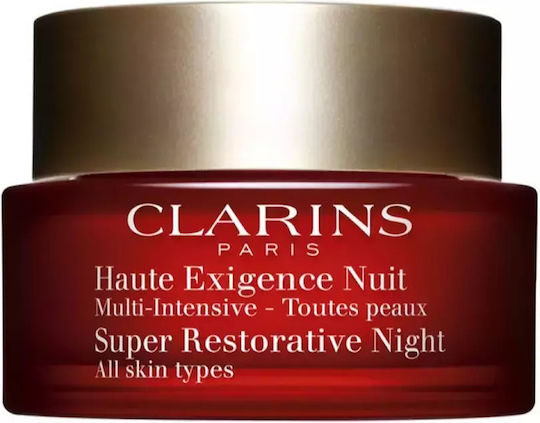 Clarins Супер Възстановяващ Нощен Крем за Лице за Хидратация и Против Стареене 50мл